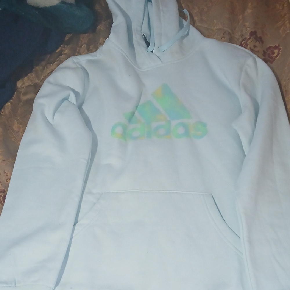 Adidas Pastel Blue Women's Hoodie